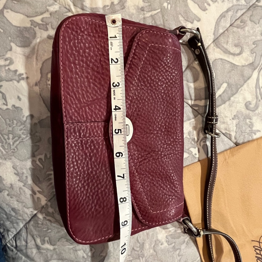 Red coach bag